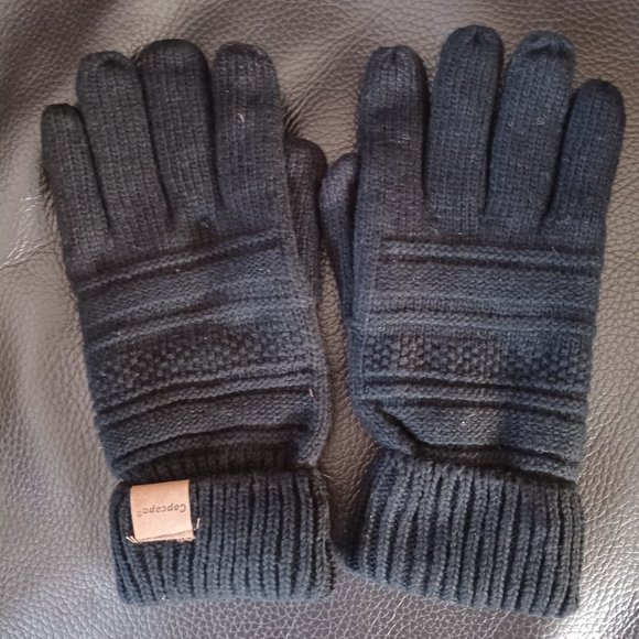 NEW Women Knit Wool Warm Thermal Thinsulate Lined Gloves - Picture 3 of 11